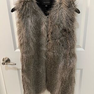 Ann Taylor Faux Fur Vest